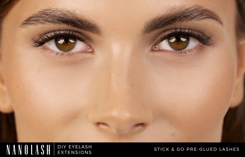 ciglia con colla nanolash